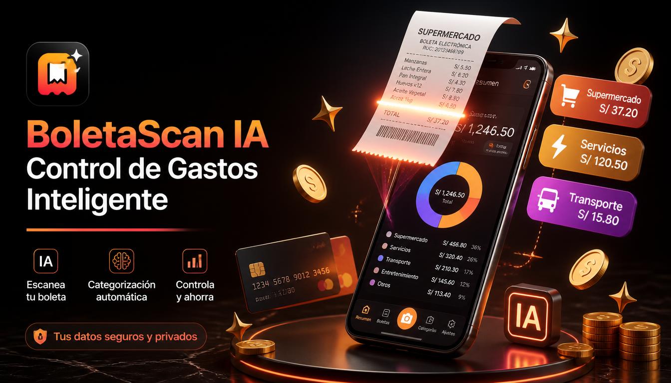 BoletaScan IA Dashboard y Escaneo